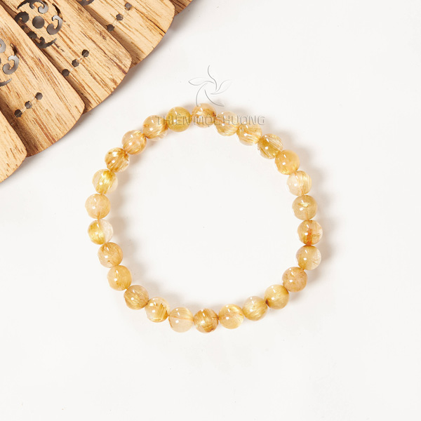 Vòng tay thạch anh tóc vàng