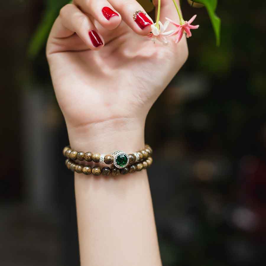 Vòng tay Trầm Hương Minh Nguyệt Trầm Thiên Mộc Hương