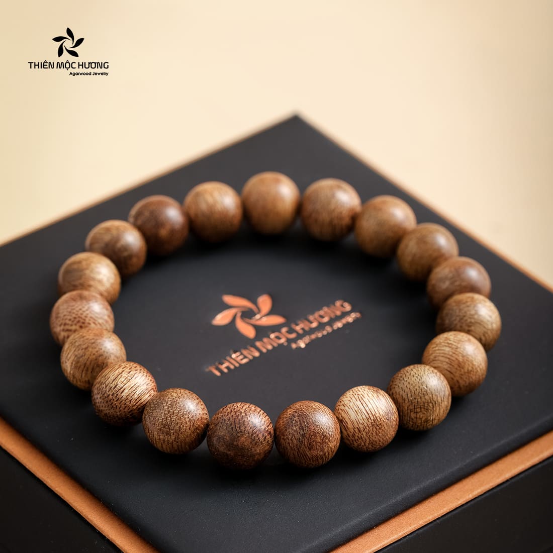 Vòng Tay Trầm Hương Tròn Đơn - Trầm Tốc Việt Nam